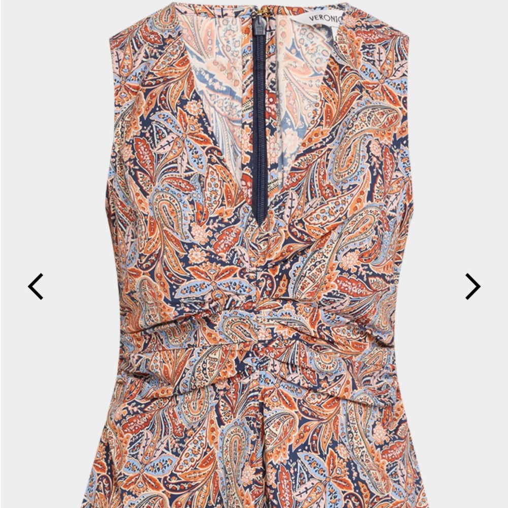 Veronica Beard Multicolor Paisley Blouse